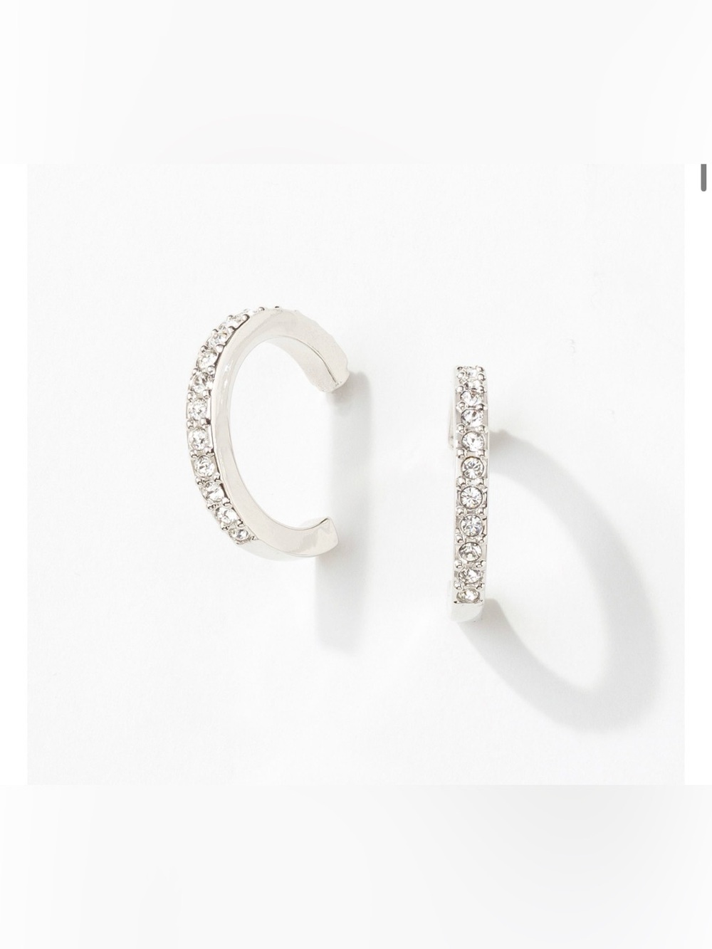 NWT Touchstone Crystal Look Around Earrings